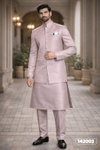 Outluk Wedding Collection Vol 142 Jacquard Mens Modi Jacket Kurta Pajama Manufacturers 142001 to 142008